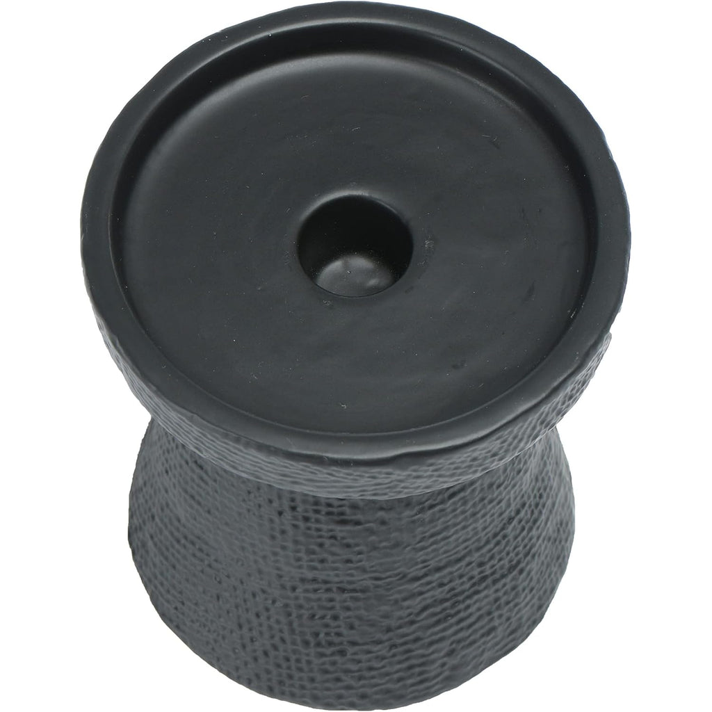 Main + Mesa Stoneware Pillar & Taper Candle Holders, Set of 2