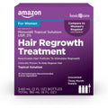 Amazon Basic Care Minoxidil Topical Solution, 2 Percent, Hair Regrowth Treatment For Women, 6 Ounce