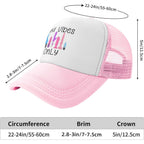 Funny Trucker Hat For Women Men Trip Gag Gifts Adjustable Cute Hats | Breathable Rear Mesh Boosts Airflow. Adjustable Plastic Snap Closure. Foam‑Reinforced Front Holds Shape Well