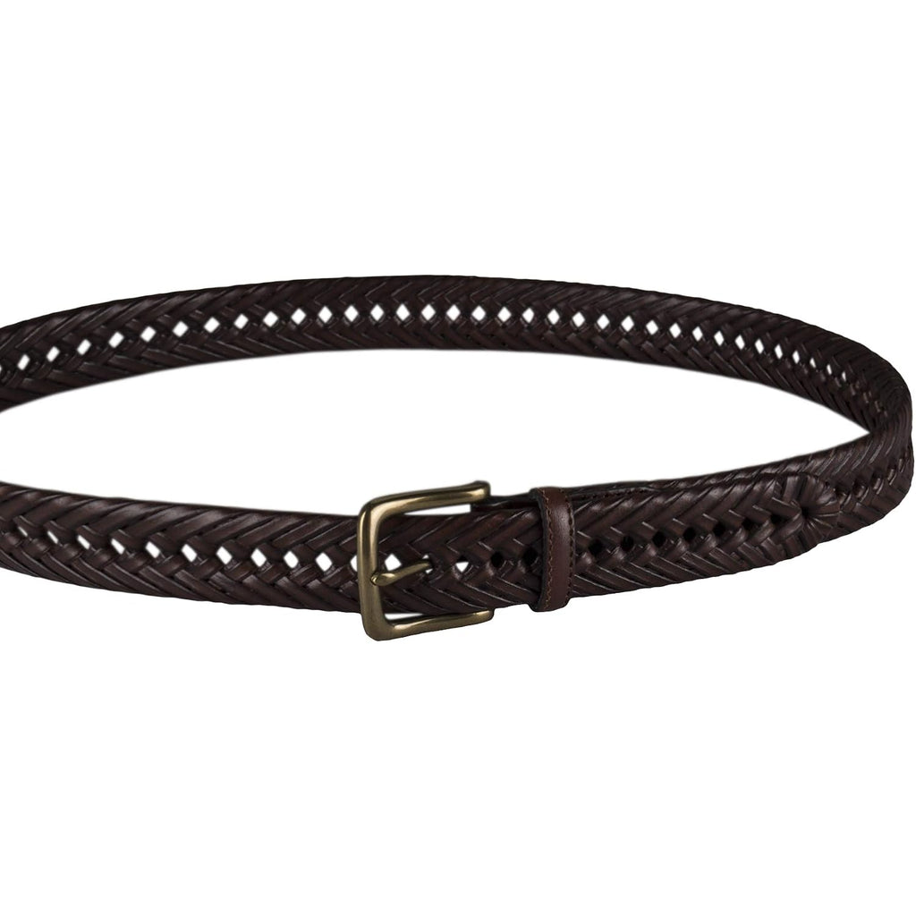 Tommy Hilfiger Men'S Fully Adjustable Leather Braided Belt, Classic Strap For Jeans, Khakis & Dress Pants