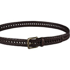 Tommy Hilfiger Men'S Fully Adjustable Leather Braided Belt, Classic Strap For Jeans, Khakis & Dress Pants