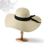 Beach Hats for Women, Wide Brim Sun Straw Hat for Women, Sun Hat UPF 50+ UV Protection