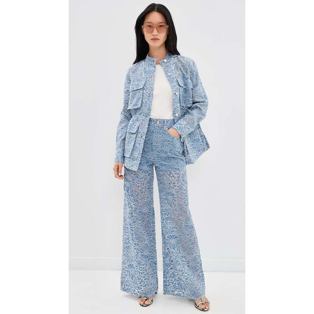 Veronica Beard Jean Women'S Burnout Floral Lane Jacket