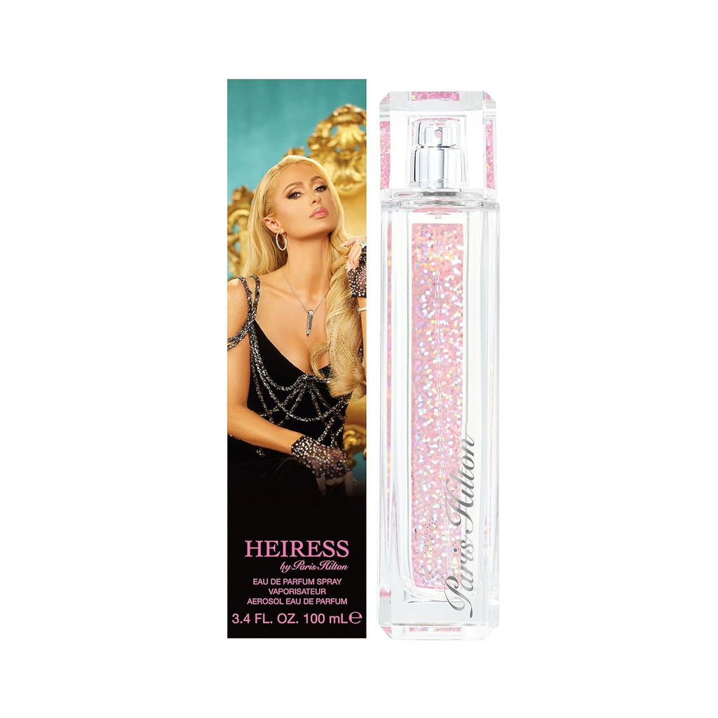 Paris Hilton Heiress Eau de Parfum Spray Perfume for Women | Floral Fragrance | Sophisticated and Elegant | Notes of Citrus, Jasmine, Tonka and Blonde Woods | 3.4 Fl Oz