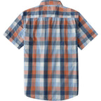 Dubinik® Mens Short Sleeve Button Down Shirts Plaid Casual Western Style Shirt 2 Pocket Lightweight Breathable Regular Fit