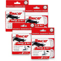 Tomcat Press 'N Set Mouse Trap, 4-Pack (8 Traps) | Plastic Spring-Loaded Mouse Killer With Grab Tab, 4 Packages Each With 2 Traps