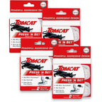Tomcat Press 'N Set Mouse Trap, 4-Pack (8 Traps) | Plastic Spring-Loaded Mouse Killer With Grab Tab, 4 Packages Each With 2 Traps