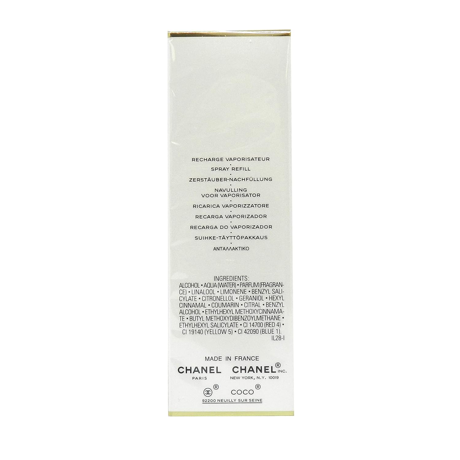 CHANEL Coco Mademoiselle Eau De Toilette Recharge Spray Refill 1.7 Ounces