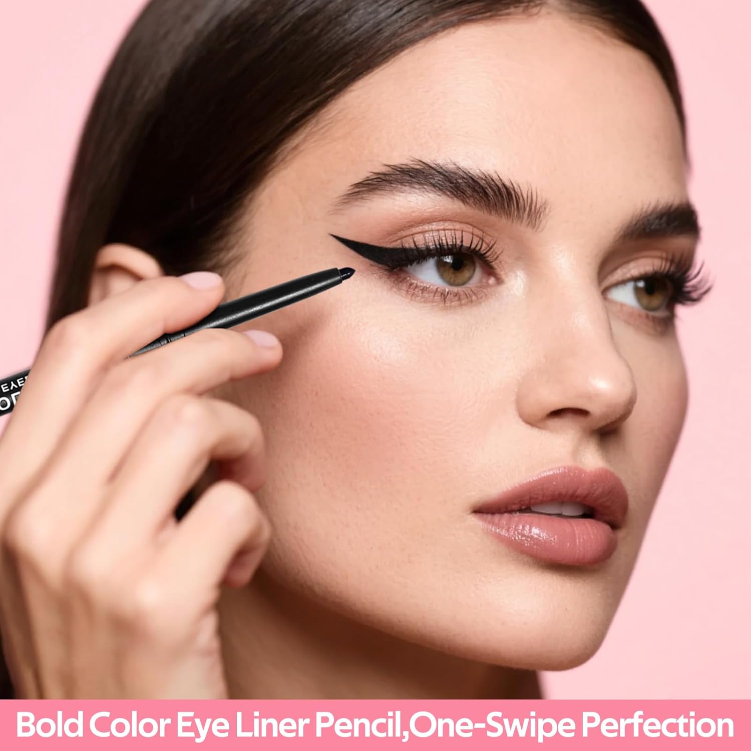 KIMUSE 6 Pack Eyeliner Pencil Set, Waterproof Smudge-proof Long Lasting Ultra‑Fine Smooth Gel Eye Liner for Daily Makeup, High Pigment Eye Makeup Pen for Women Girls