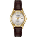 Citizen Ladies' Eco-Drive Classic Leather Strap Watch With 3-Hand Date