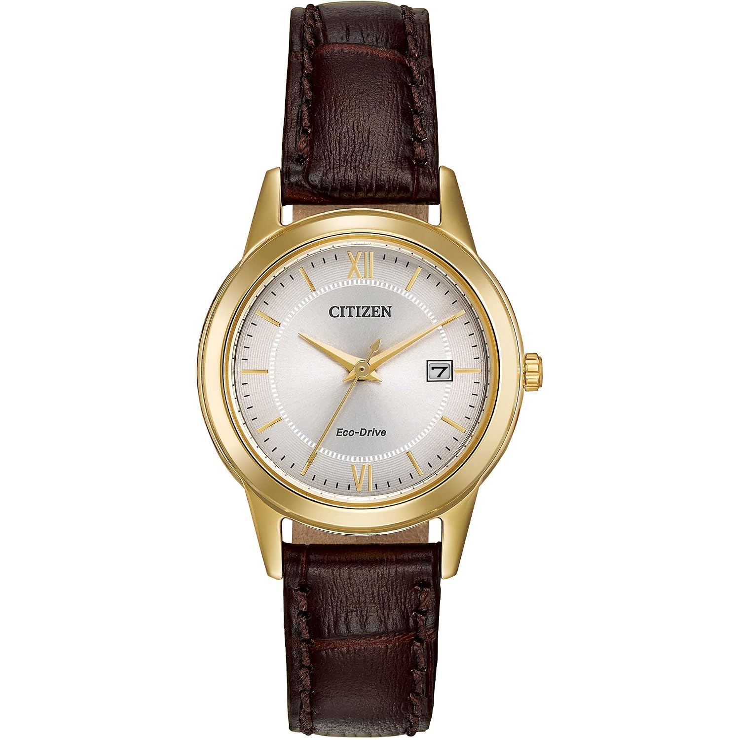 Citizen Ladies' Eco-Drive Classic Leather Strap Watch With 3-Hand Date