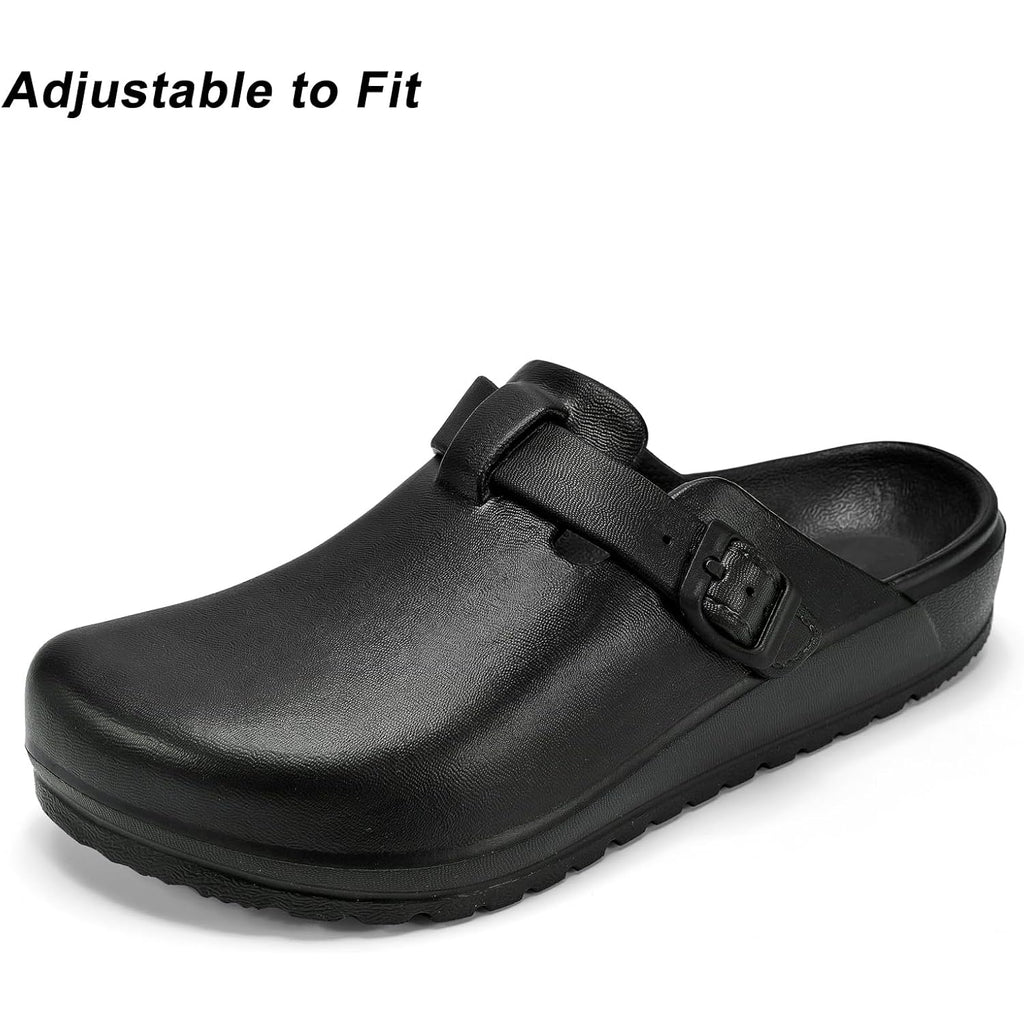 Arch Support Work Clogs Slip Resistant Shoes For Chef Nurse | Cushion | Slip On | Slide Sandals | All Day Comfort
