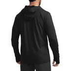 Men'S Upf 50+ Light Jacket Full Zip Sun Protection Hoodie Long Sleeve Sun Shirts For Men Hiking Fishing Zip Pockets