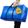 Extra Large Storage Bags, 57 Gallon Xxl Jumbo Large Moving Bags Heavy Duty | 2 Pack Clothes Storage Totes Bins Moving Boxes Supplies, Foldable Travel Duffle Bag, Christmas Tree Bag,42X23X13.5 Inch