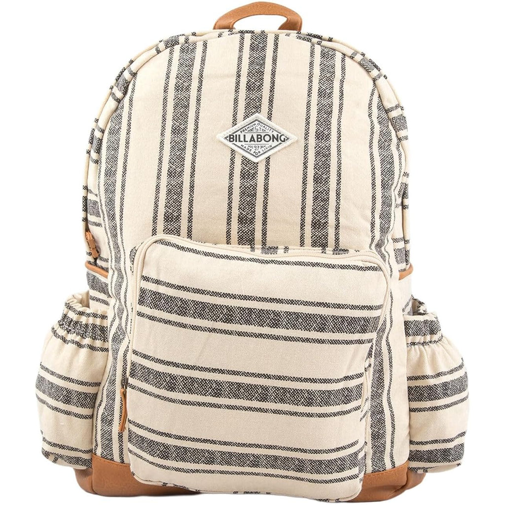 Billabong Womens Home Abroad Backpack, Black & White