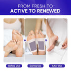 AOSORW Natural Foot Pads - Lavender Bamboo Vinegar - Premium Foot Care - Soothing Nighttime Ritual - Comforting Aromatherapy Experience - 30 Pads (Pack of 1)