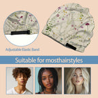 Chemo Cap Adjustable Slouchy Beanie Cancer Headwear Hats Stretch Soft for Men Women Girls Aesthetic Cute Floral
