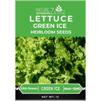 Naturez Edge Lettuce Seeds For Planting, 4 Popular Varieties Non-Gmo Heirloom Seeds, Red Romaine, Bibb Butter, Black Seeded Simpson, Green Ice Lettuce, Romaine, Salad Lettuce, Hydroponic Garden, Usa