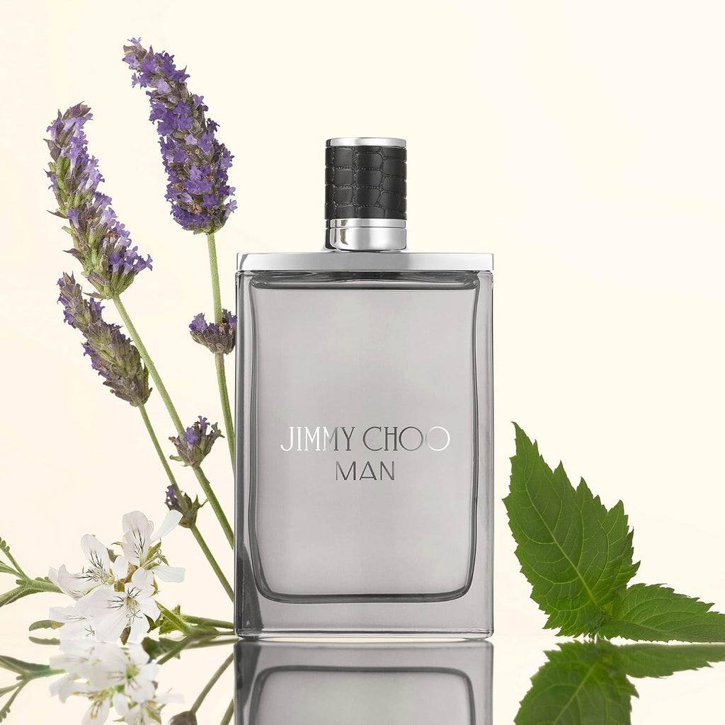 JIMMY CHOO - Man Eau de Toilette - Men's Fragrance - Aromatic Fougere Woody - With notes of Lavender, Pink Pepper & Patchouli