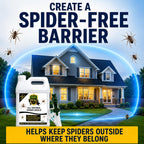 Spider Killer & Repellent Spray - Powerful Peppermint Formulation Kills & Repels All Types Of Spiders And Works Better Than Ultrasonic Gimmicks - 128 Fl Oz Gallon Ready To Use