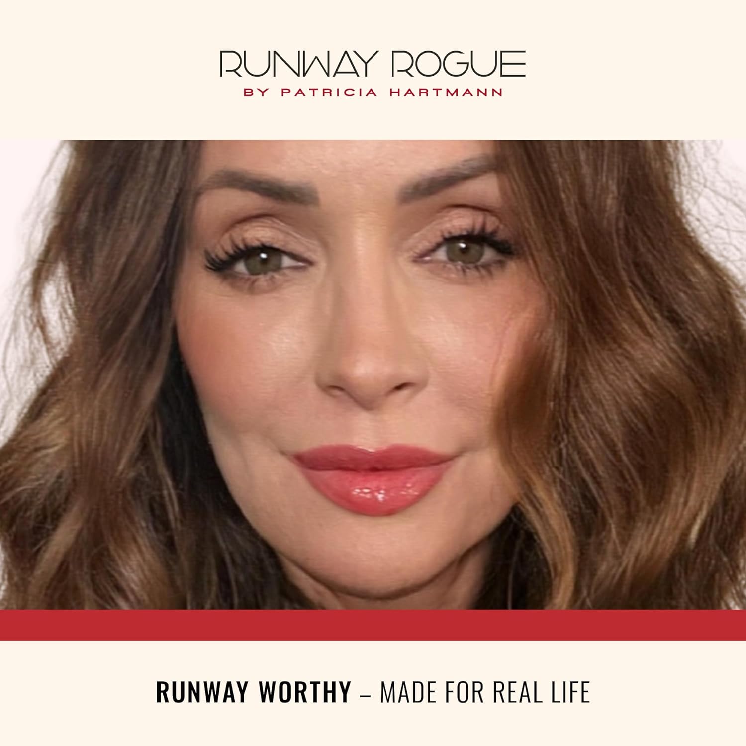 Runway Rogue Loaded Lip Oil, Hydrating and Plumping Lip Shimmer Oil with Tri-Peptide Formula, Pale Pearlescent Nude Shimmer, ‘Champagne Toast’