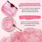 4Pcs Lip Scrub And Mask Set,Strawberry And Honey Pot Lip Balm,Reduces Lip Lines Lip Exfoliator Scrub And Moisturizer,Repair Bee Lip Balm And Lip Scrub Set,Lip Mask Overnight