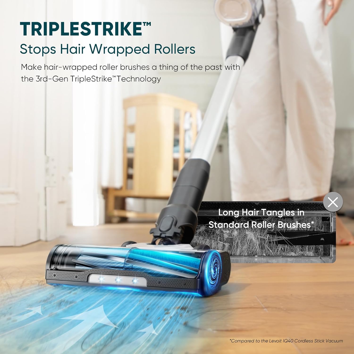 Levoit Aero™ Cordless Vacuum, Auto-Empty Station, Up To 70 Minutes, Premium