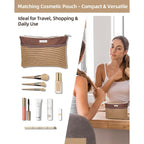Mesh Beach Tote Bag Packable,2026 New 2-In-1 Large Lightweight Foldable Beach Bags With Multiple Pockets For Women