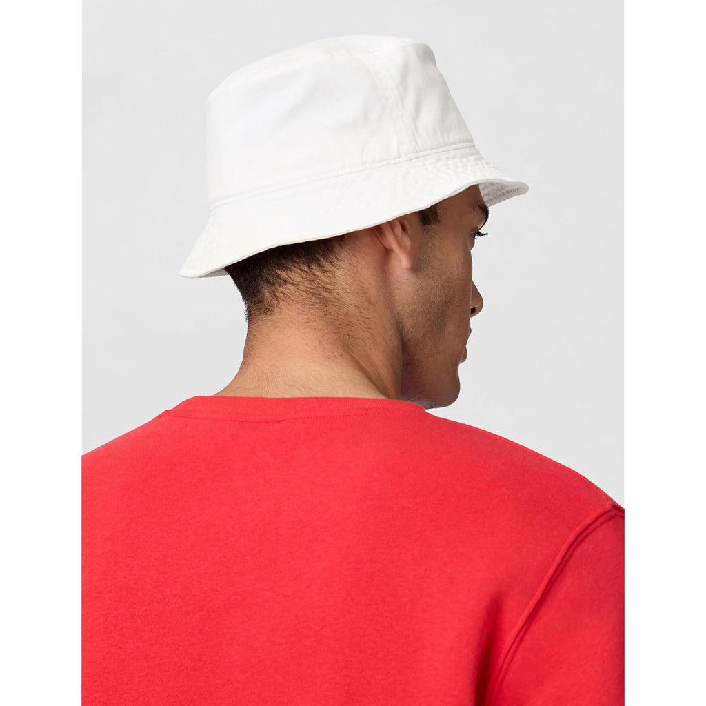Nike Unisex Adult Apex Futura Washed Bucket Hat | Mens and Womens White/Black