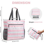 G4Free Beach Bag, Waterproof Sandproof Beach Tote Bag, Large Capacity Foldable For Women