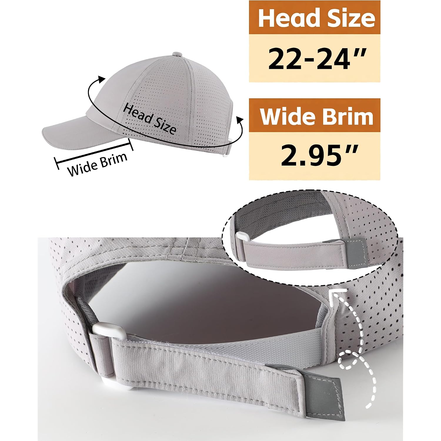 Home Prefer Reflective Water Repellent Quick Dry Airy Upf50+ Sun Hat For Men Women Outdoor Sports Baseball Caps Unisex