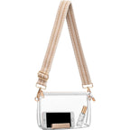 Clear Purse for Women - Stadium Approved Crossbody Bag, Small Stadium Bag for Concerts & Sports Events