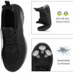 Kapsen Men'S Non Slip Running Shoes Ultra Light Breathable Casual Walking Shoes Fashion Sneakers Mesh Workout Sports Shoes