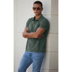 Sailwind Men'S Cotton Polo Shirts Short Sleeve Casual Summer Shirts Classic Collared Golf Shirt With Pocket