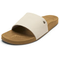 Olukai Kipe'A Pono Women'S Leather Slide Sandal, Full-Grain Leather, Contoured Comfort Footbed, All-Day Arch Support, Wet Grip Traction