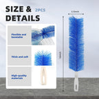 Fan Cleaning Brush, Cn1St 2Pcs Brush Reusable Removes Dirt From Fans, Air Conditioning, Home, Car Vents Curtain