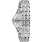 Bulova Ladies' Crystal Octava Stainless Steel 3-Hand Quartz Watch, Crystal Bezel And Dial Style: 96L305