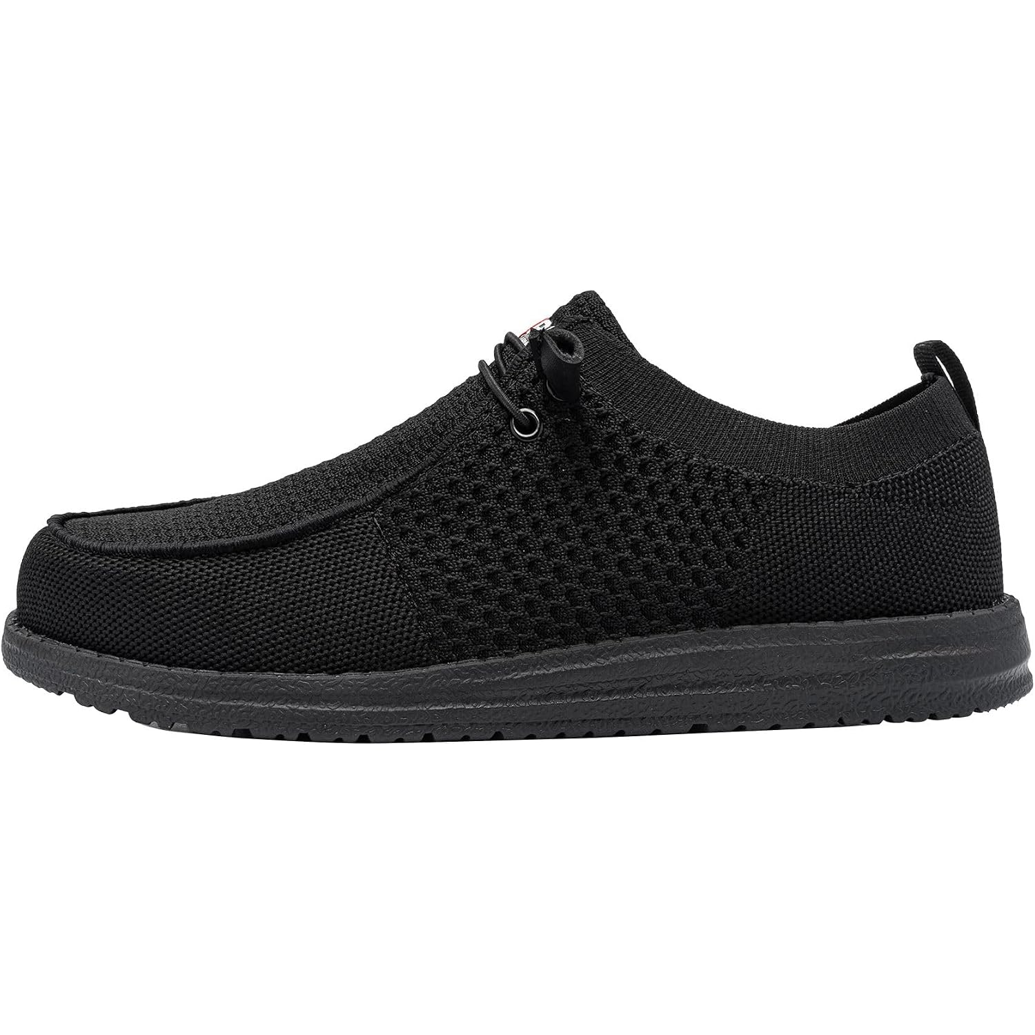 Larnmern Steel Toe Loafers Women Lightweight Comfortable Slip On Walking Casual Flats Sneakers Work Safety Shoes