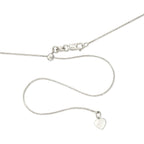 Ross-Simons 0.8mm 14kt White Gold Adjustable Snake-Chain Necklace