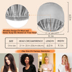 4-Piece Soft Chemo Headwear Set - Lightweight Sleeping Caps For Women With Hair Loss