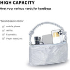 Women Gold Clutch, Rhinestone Gold Purse Wedding,Evening Clutch Purses For Women 10.2"×0.4"×6.69"