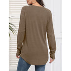 Womens Tunic Tops Long Sleeve Thumb Hole Shirts Fall Sweater Crew Neck Winter Fashion Clothes 2025