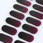 JMEOWIO Gel Nail Stickers Gradient Semi Cured Gel Nail Strips Wraps UV/LED Nails Art Design Decoration Accessories