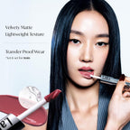 Laka Perfect Twin Lip - Dual-Ended Matte Liquid Lipstick & Clear Gloss | Transfer Proof Color | High Pigmented Lightweight Non-Sticky | Korean Makeup | #908 In Caffeine (Warm Taupe Brown), 0.31Oz