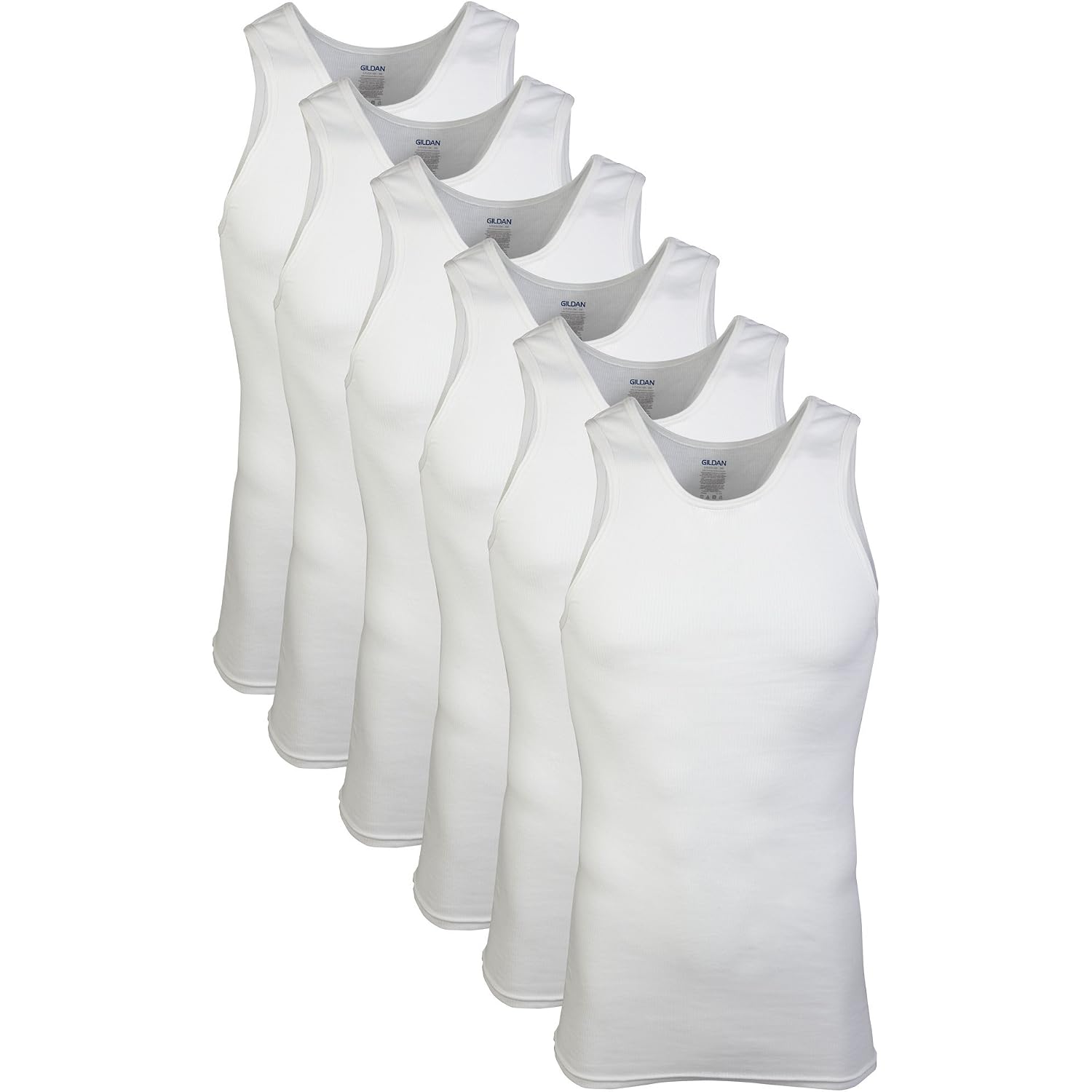 Gildan Men'S A-Shirts Tanks Multipack