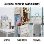 16Oz Sturdy Canvas Tote Bag For Women, Luxury Illusion Print Handbag, Unique Bridesmaid Gift & Work Bag