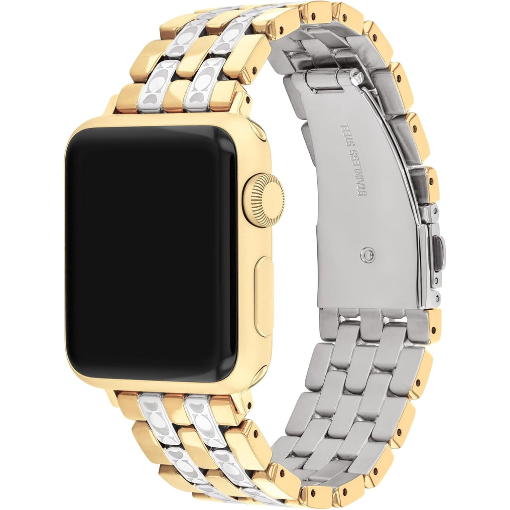 Coach Apple Watch Strap, Compatible With Apple Watch 38Mm, 40Mm, 41Mm, 42Mm, 44Mm, And 45Mm, Interchangeable Band, Create Your Unique Style