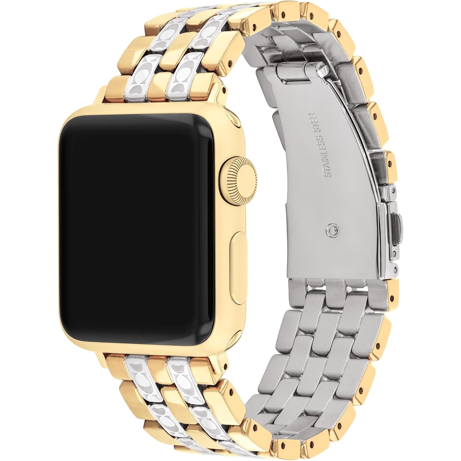 Coach Apple Watch Strap, Compatible With Apple Watch 38Mm, 40Mm, 41Mm, 42Mm, 44Mm, And 45Mm, Interchangeable Band, Create Your Unique Style