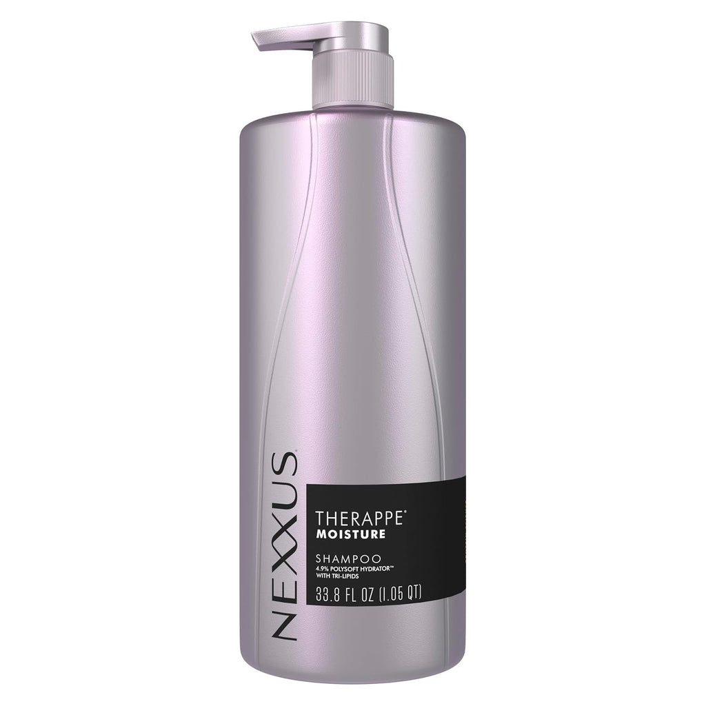 Nexxus Therapee Shampoo For Ultimate Moisture For Dry Hair Powered By Polysoft Hydrator Technology With Tri-Lipids 33.8 Oz