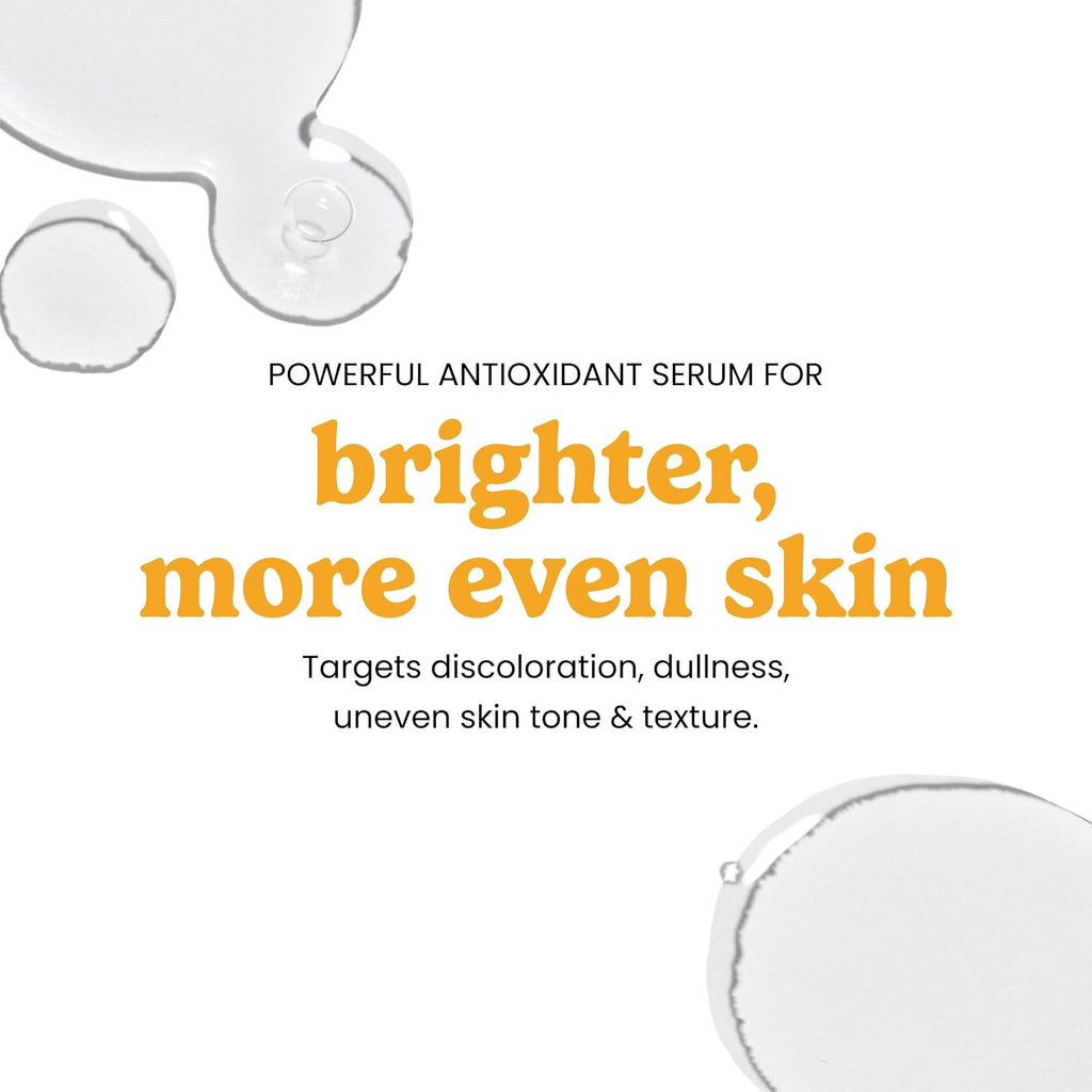 Timeless Skin Care Vitamin C Serum With Vitamin E & Ferulic Acid - Brightening Serum - For Oily & Dry Skin - Fragrance-Free - 1.7 Oz